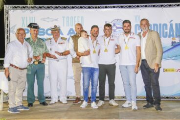 El equipo Beefeater Moraira, campeones de España de Curricán Costero