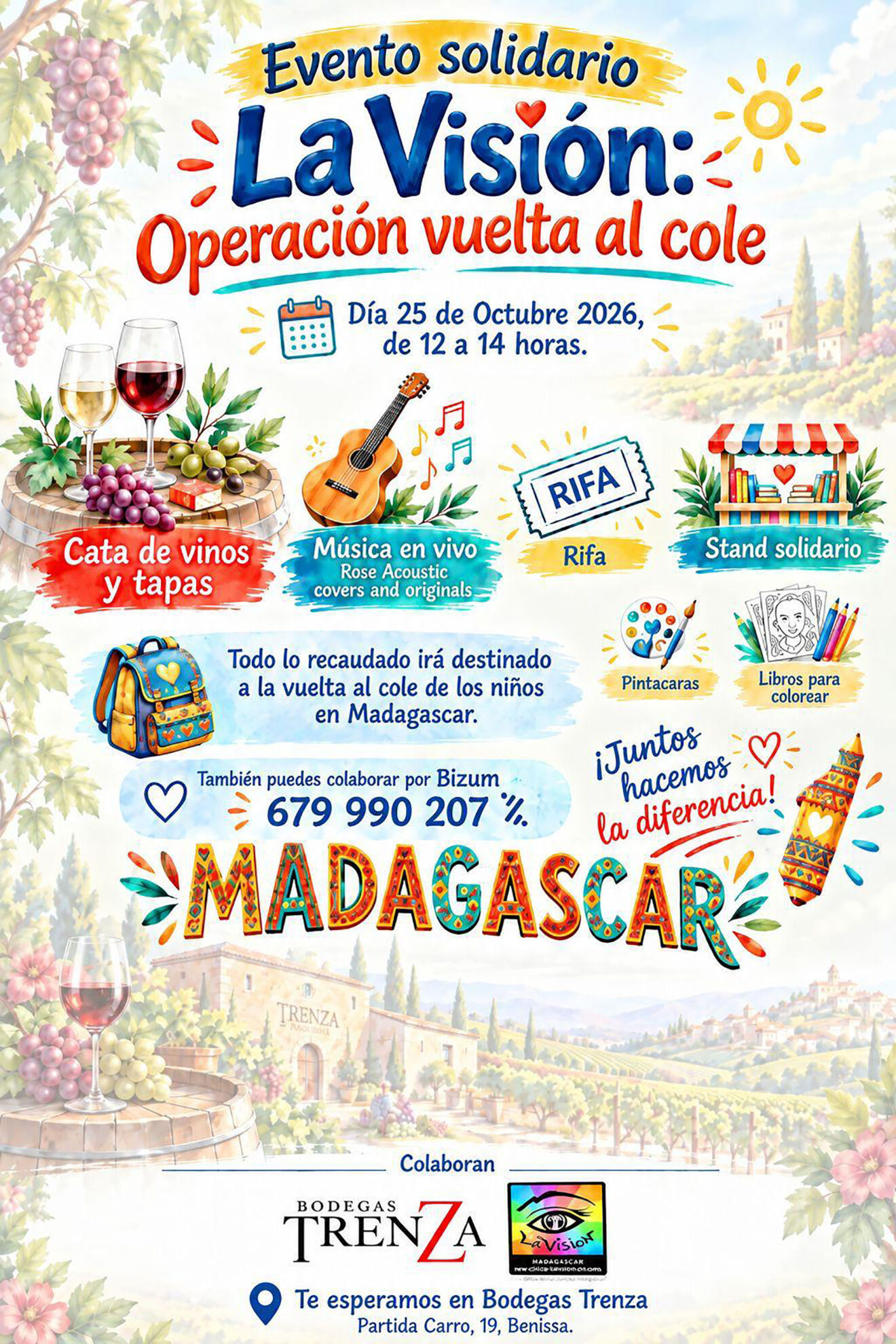 Evento solidario 'La Visión Operación vuelta al cole'