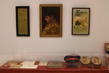 Detalle de la exposición del Museo de la Plaza de Toros de Ondara
