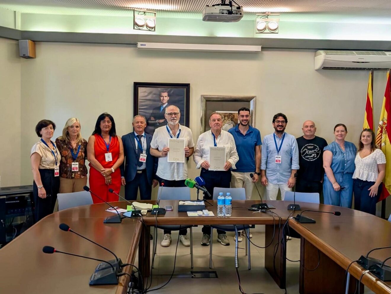 Firma declaración agermanamiento Pedreguer Orte