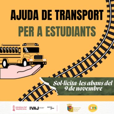 Infografía sobre las ayudas de transporte para estudiantes