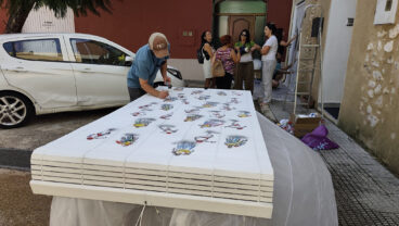 Intervención de Persianes amb Art 2026 en Els Poblets