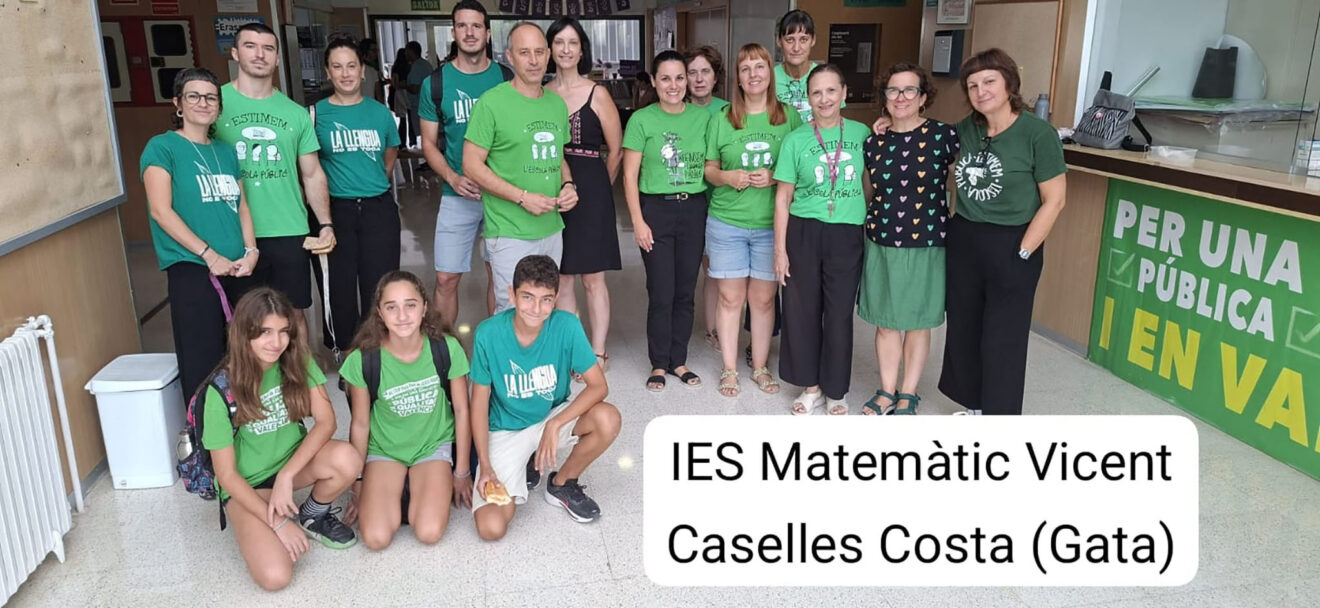 Movilización educativa en el I.E.S. Matemàtic Vicent Caselles Costa el 1 de octubre 2026