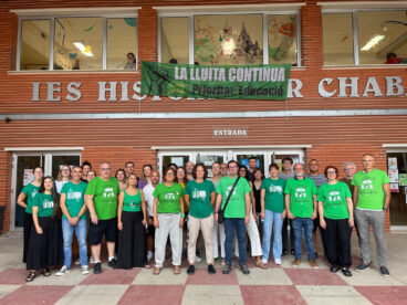 Movilización educativa en el IES Historiador Chabàs, Dénia,el 1 de octubre 2026