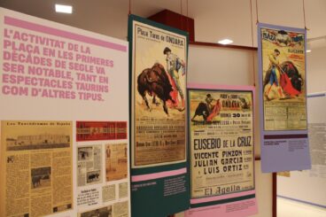 Vista de la exposición del nuevo Museo de la Plaza de Toros de Ondara