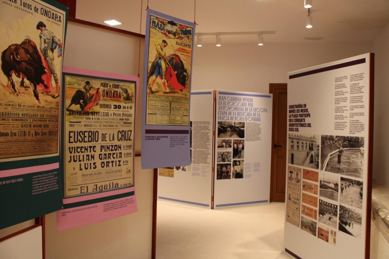 Interior del nuevo Museo de la Plaza de Toros de Ondara