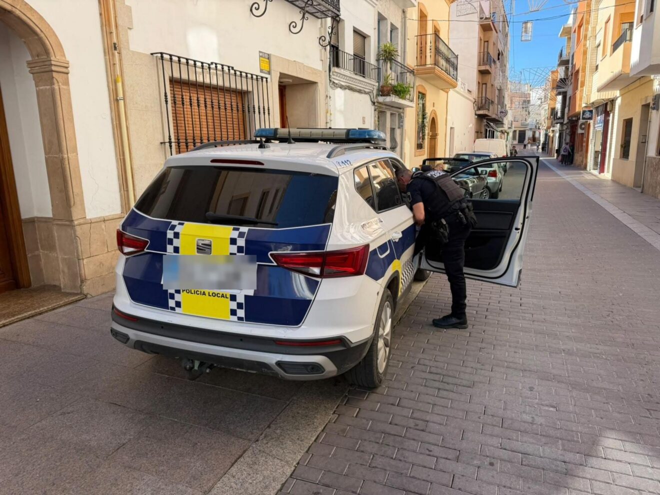 Vehículo de la Policía Local de Calp
