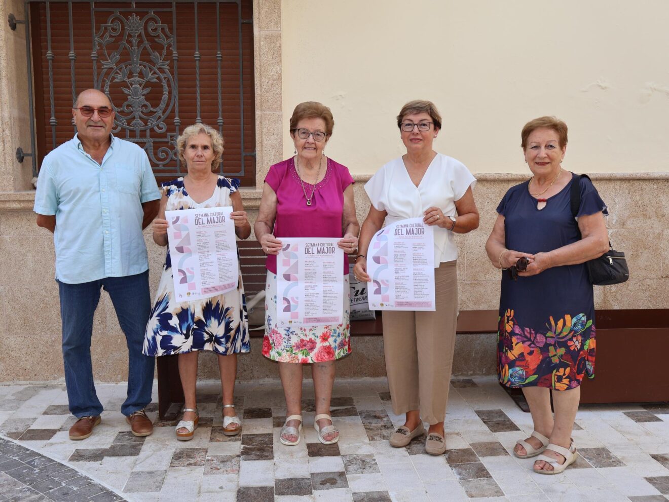 Miembros de la Asociación de Jubilados presentan la Semana Cultural del Mayor