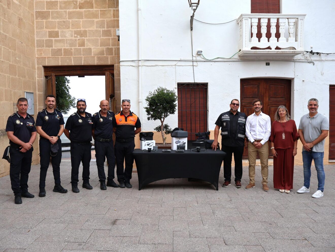 Presentación de la unidad de drones de la Policía Local de Benitatxell