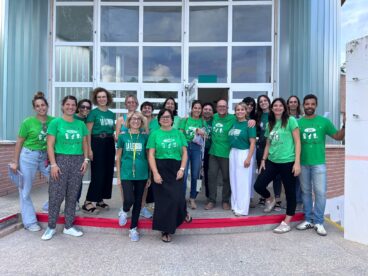 Concentración del profesorado del CEIP Ambra de Pego