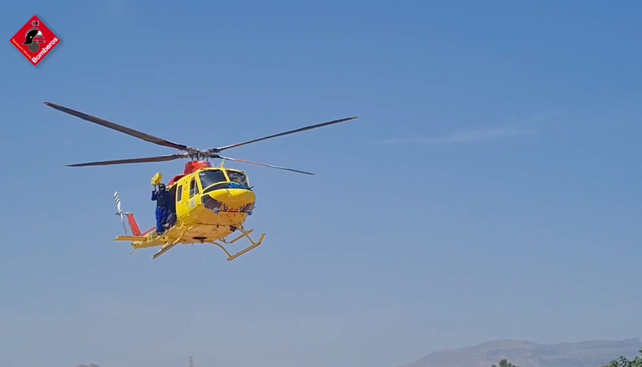 Rescate de helicóptero (archivo)