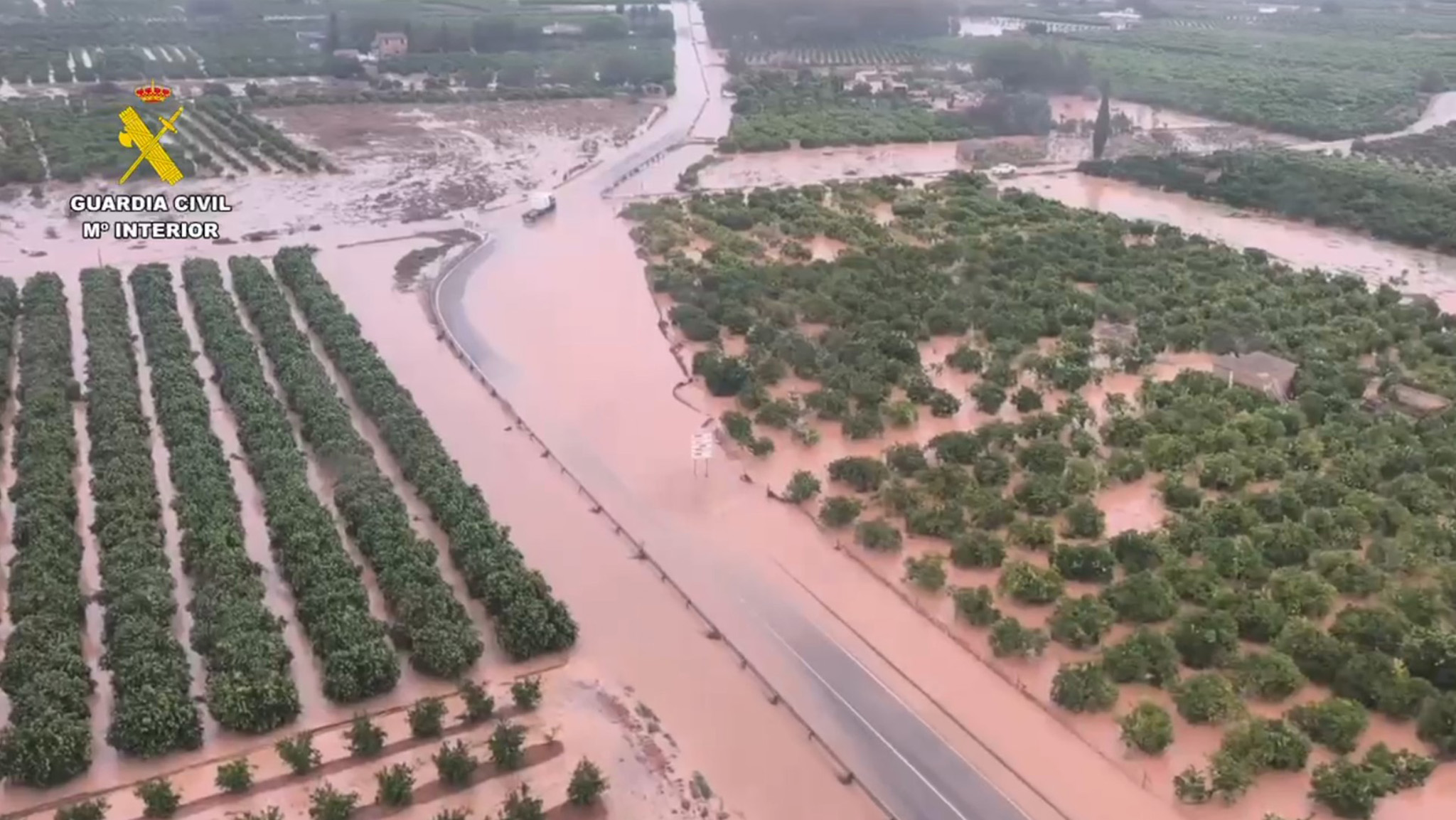 termino de pego durante el lunes 19 de octubre tras las lluvias de la dana adam