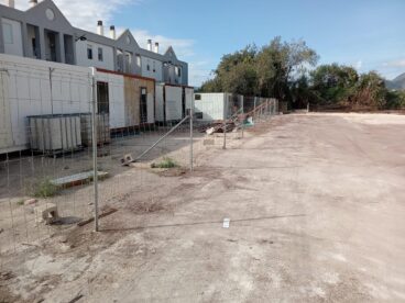 Terreno del nuevo aparcamiento Blasco Ibáñez en Ondara