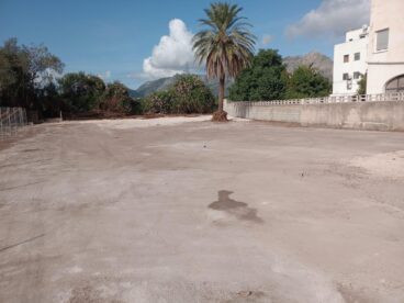 Terreno del nuevo aparcamiento Blasco Ibáñez en Ondara