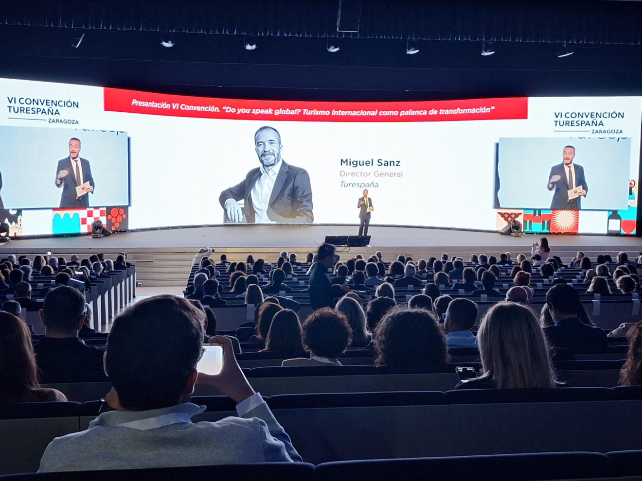 Momento de la VI Convención Turespaña en Zaragoza