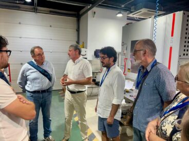 Visita a empresa en Les Galgues