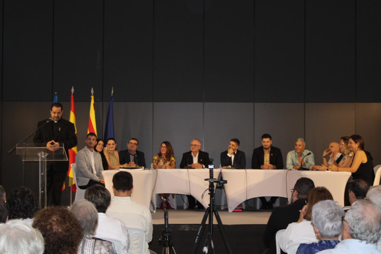 Ximo Silvestre durante su discurso como Hijo Adoptivo de Ondara